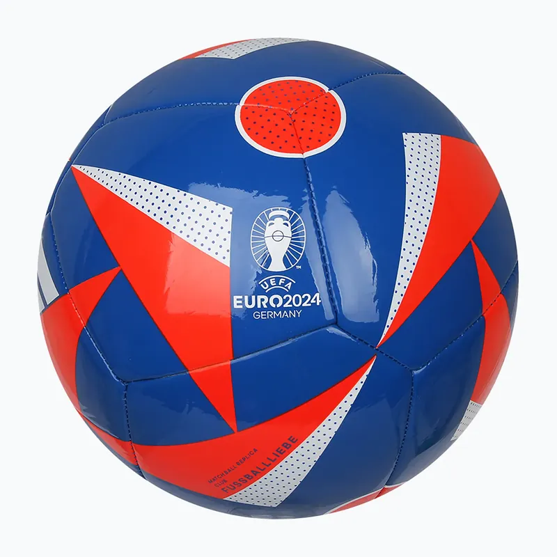 Expresní Doručení Fotbalový míč adidas Fussballiebe Club glow blue/solar red/white velikost 5