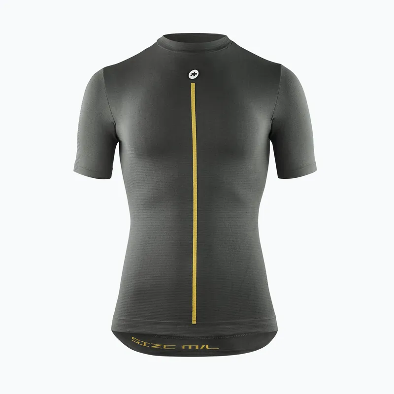 Cenová Bomba Pánský cyklistický dres ASSOS Spring Fall Skin Layer P1 anthracite grey