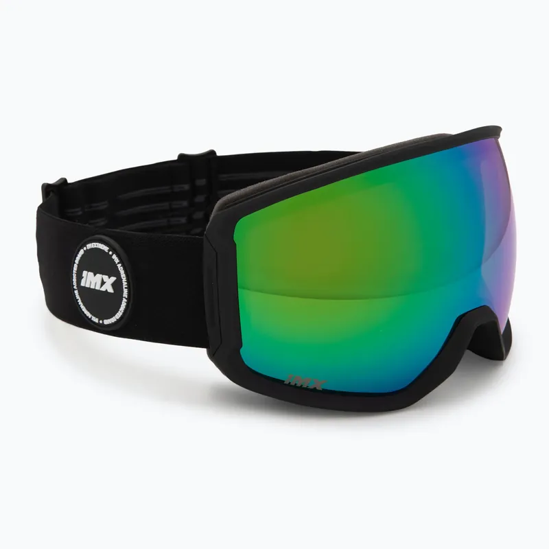 Akce Lyžařské brýle IMX Peak black matt/black/green iridium/brown