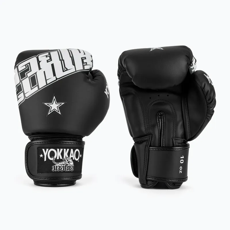 Akční Nabídka Boxerské rukavice YOKKAO Lettering Boxing black