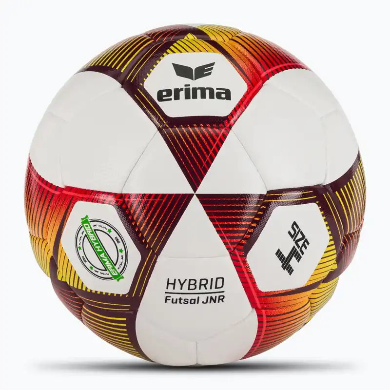 Fotbalový míč ERIMA Hybrid Futsal red/yellow velikost 4 Sezónní Sleva