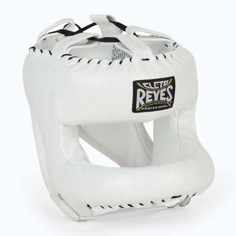Boxerská přilba Cleto Reyes With Round Face Bar white Kup Teď