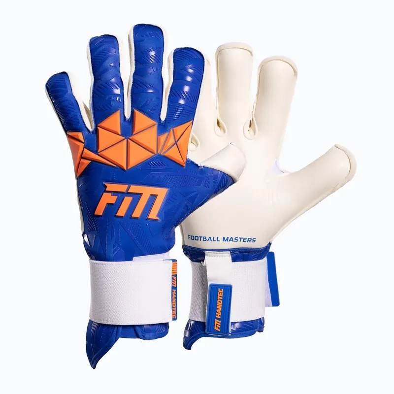 Brankářské rukavice Football Masters Invictus X PRO blue/orange Rychlé Dodání