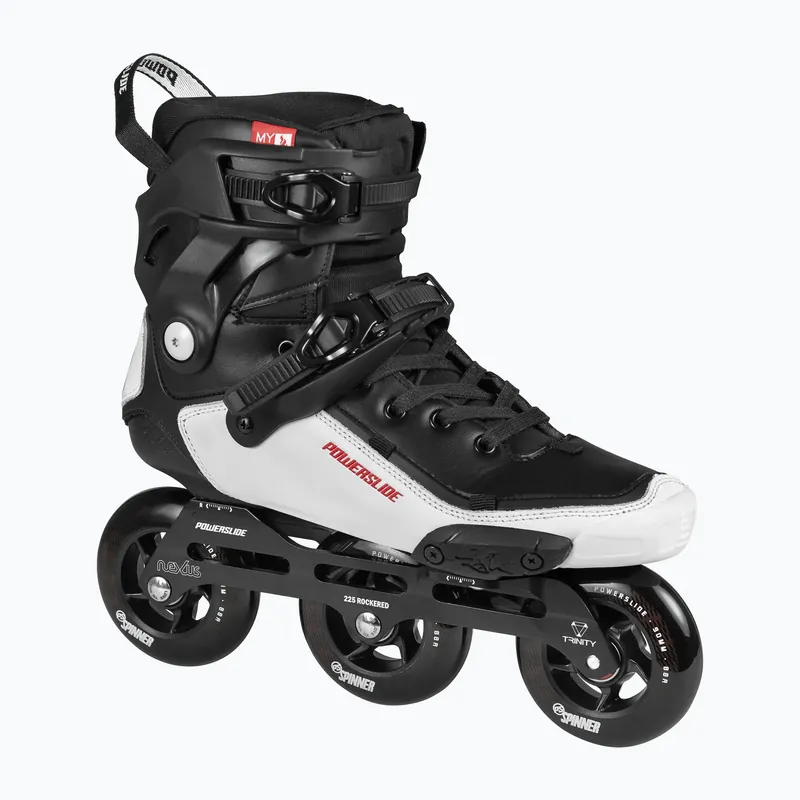 Kolečkové brusle Powerslide Tau 90 black/white Dokud Zásoby Vydrží