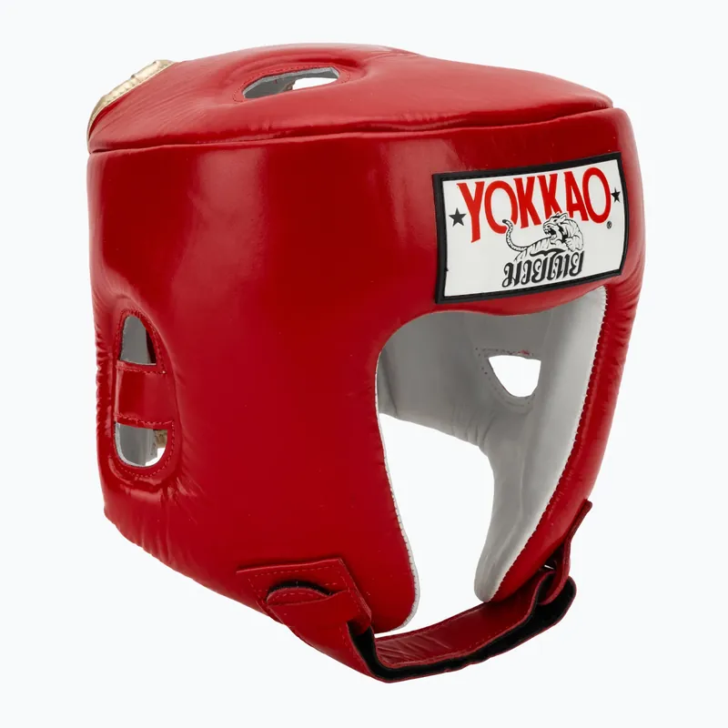Originální Boxerská helma YOKKAO Competition red