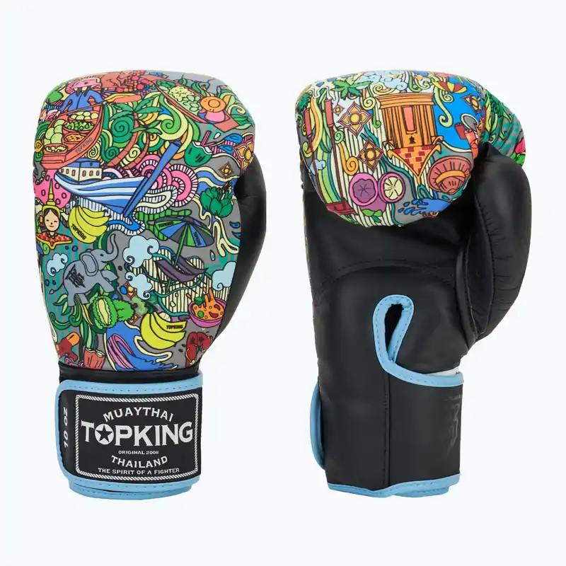 Boxerské rukavice Top King Boxing Culture black TKBGCT-TH-SL-BK Sezónní Sleva
