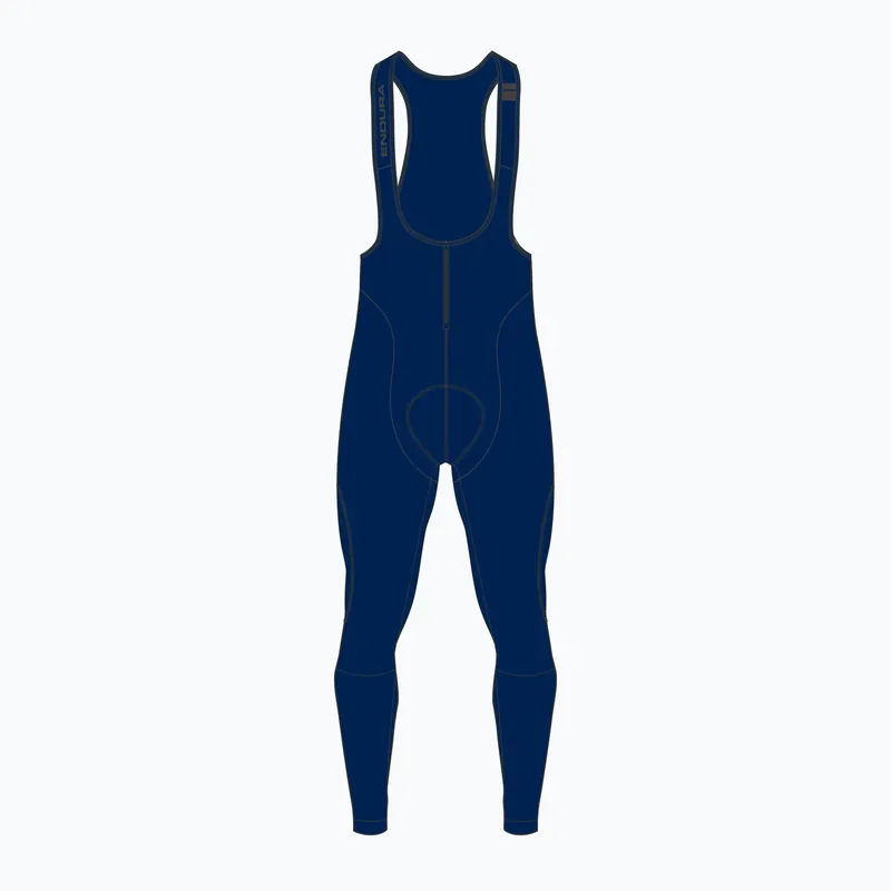 Pánské zateplené cyklistické kalhoty s laclem Endura FS260-Pro Thermo Bibtights II ink blue Akční Cena