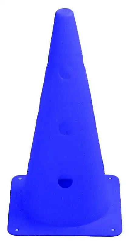 Kužely kopaná 38 cm RICHMORAL děrované - modrá Nová Kolekce