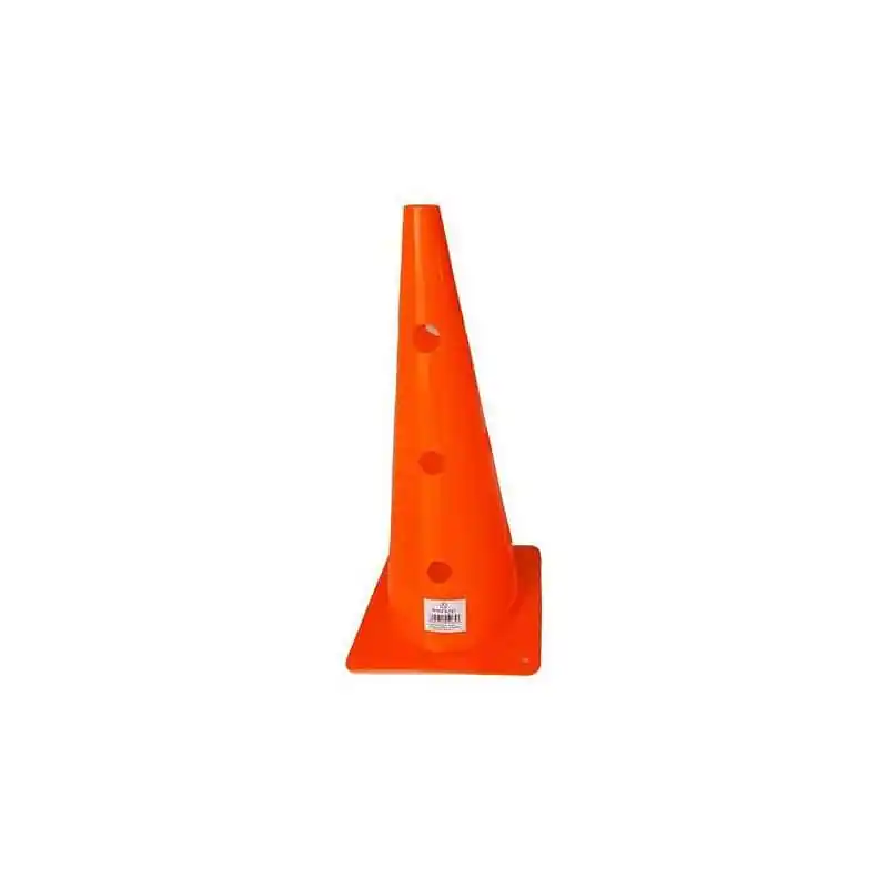 Kužely kopaná 38 cm RICHMORAL děrované - červená Výprodej