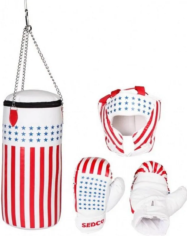 Boxing SET SEDCO dětský 0113 - bílá Rychlé Dodání