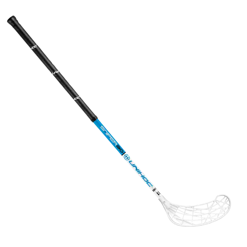 Florbal hůl UNIHOC SNIPER 30 délka 87 cm - modrá, Pravá Výhodná Nabídka