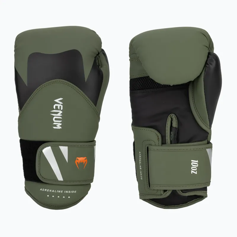 Vrácení Zdarma Pánské boxerské rukavice Venum Challenger 4.0 black/khaki