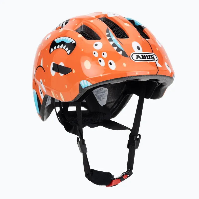 Poslední Šance Dětská cyklistická helma ABUS Smiley 3.0 orange monster