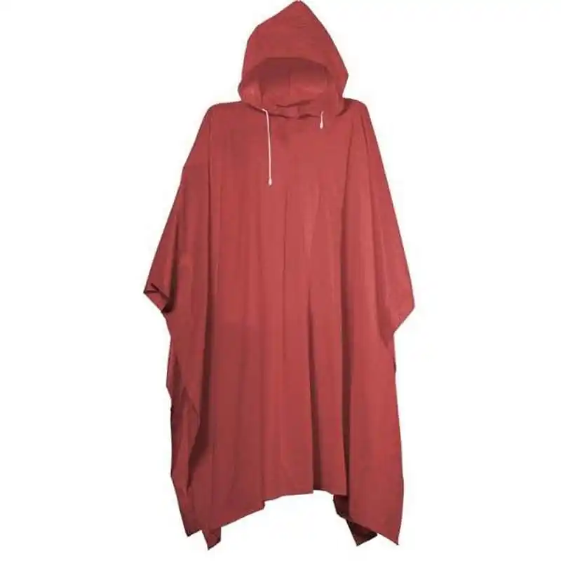 Nejlepší Volba Pláštěnka PONCHO PVC silná - červená, univerzální