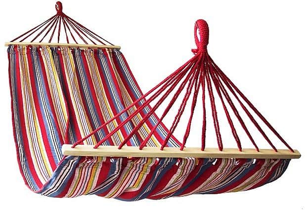 Odeslání Ihned Houpací síť CALTER® FIESTA 200x100 cm, červeno-modrá