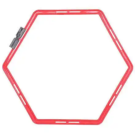 Agility Hex proskakovací šestiúhelník červená Značkový