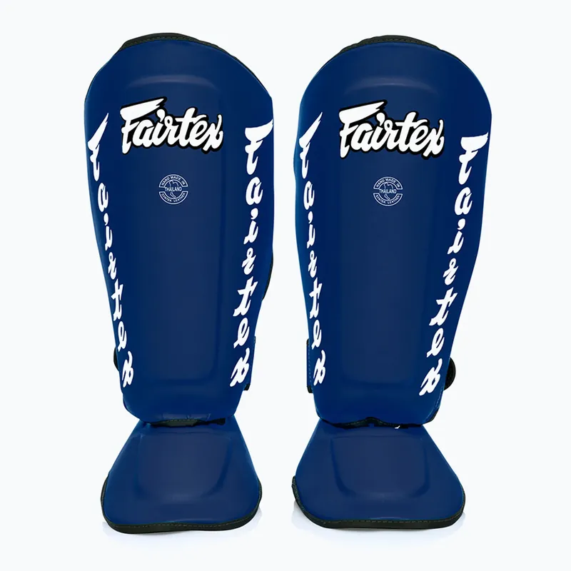 Odnímatelné chrániče holení Fairtex In-Step alias chrániče holenních kostí. "Twister" modrá Novinka