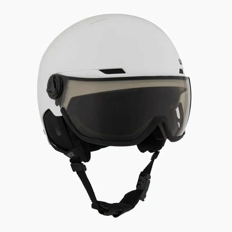 Akční Nabídka Lyžařská helma UVEX Wanted Visor Pro V white matt