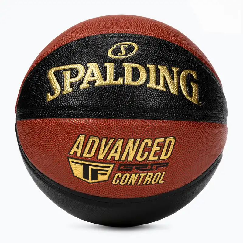 Finální Výprodej Spalding Advanced Grip Control basketbalový míč černo-oranžový 76872Z