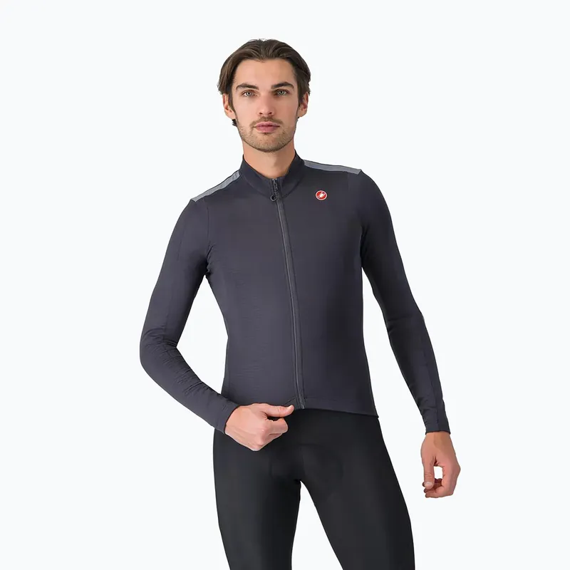 Pánské cyklistické tričko Longsleeve Castelli Puro 4 dark gray Objednat Nyní