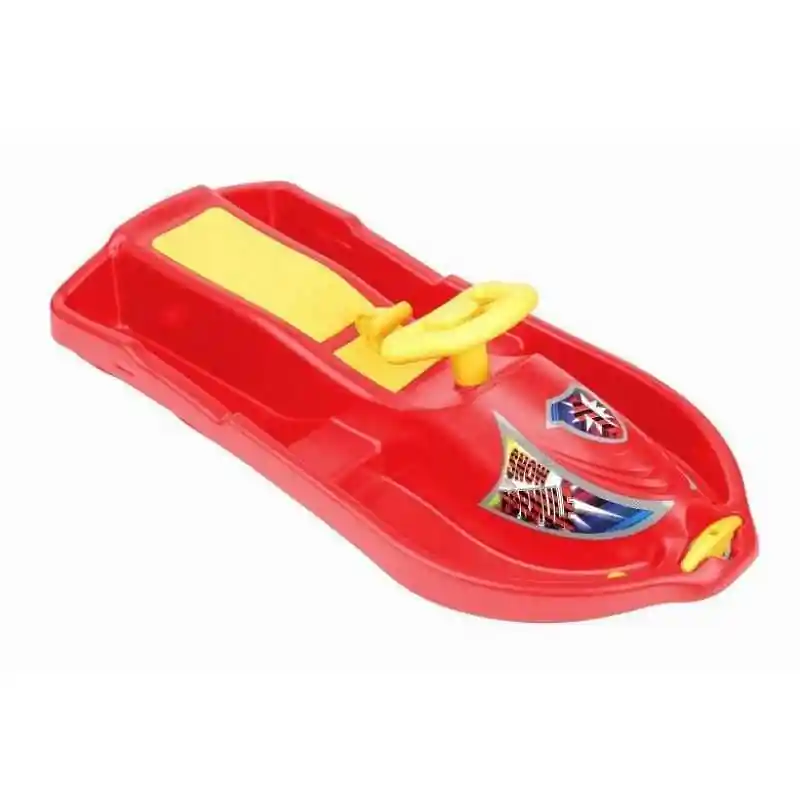 Speciální Cena Boby řiditelné SNOW FORMULE PLASTKON 93x43x21cm - červená