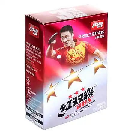 Míčky na stolní tenis 3 hvězdy 6 ks bílá Hit Sezóny