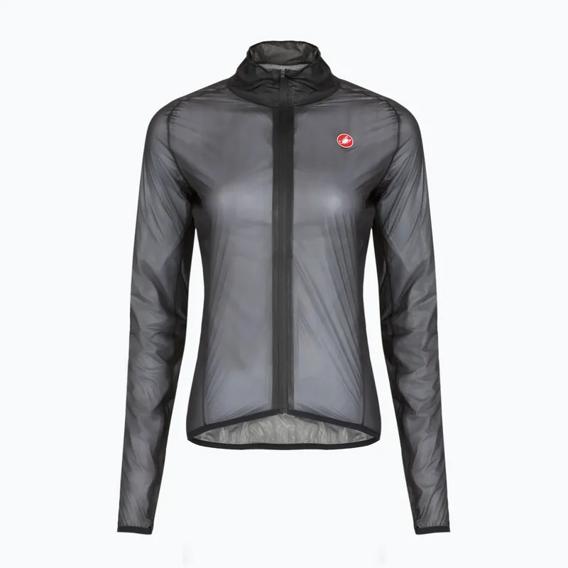 Dámská cyklistická bunda Castelli Squall Shell W light black/silver gray Originální