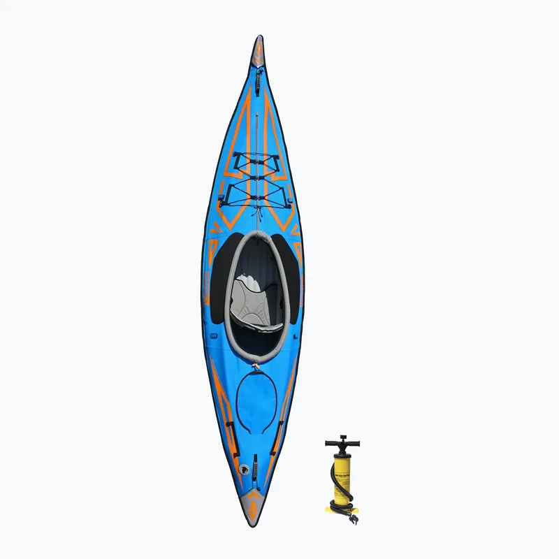 Nafukovací kajak pro 1 osobu Advanced Elements AdvancedFrame Expedition TM Elite with Pump blue/orange Akční Nabídka