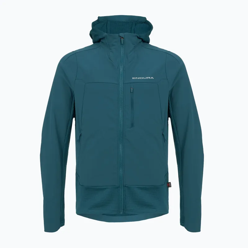 Autentický Pánská cyklistická bunda Endura MT500 Polartec barra blue