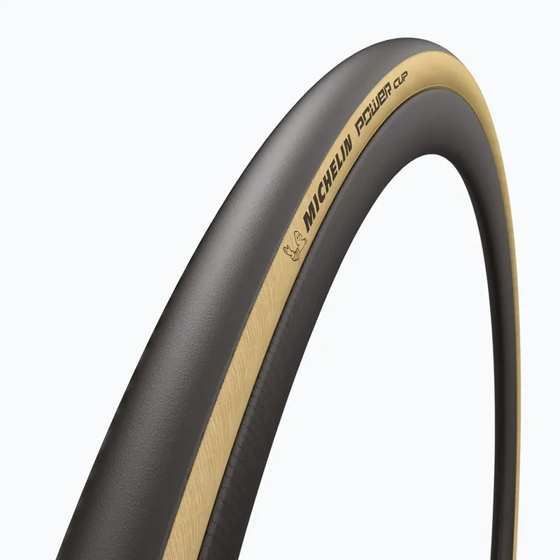 Cyklistické pláště Michelin Power Cup Ts Kevlar Competition Line černo-béžová 954929 Cenová Bomba
