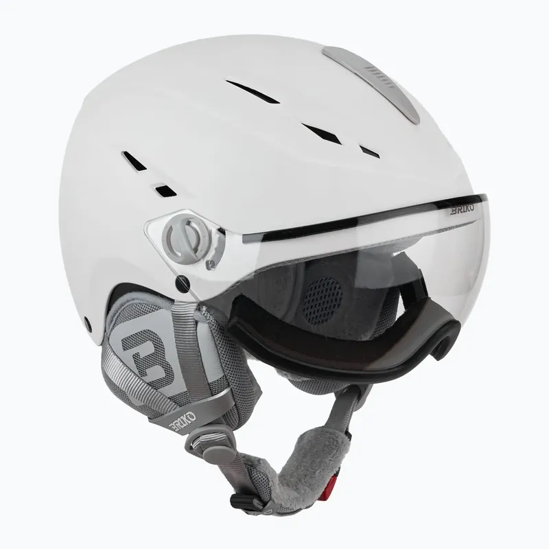 Sleva Lyžařská helma Briko Chione Visor Photo matte white