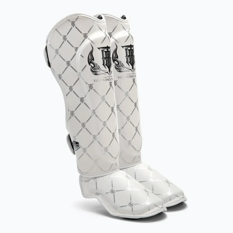 Chrániče holenních kostí a chodidel Top King Chain white/silver Rychlé Dodání