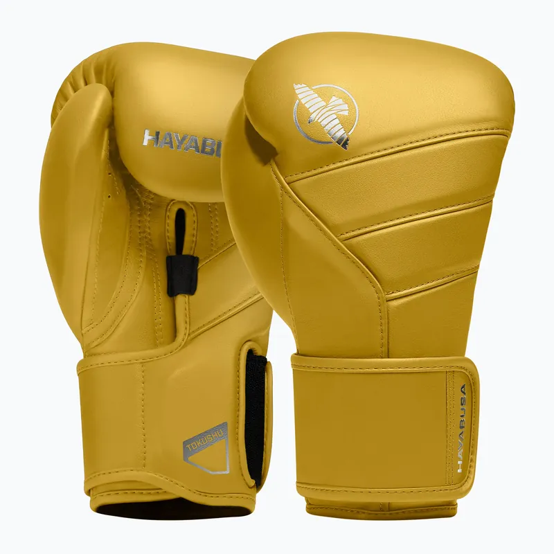 Boxerské rukavice Hayabusa T3 Kanpeki tiger yellow Poslední Šance