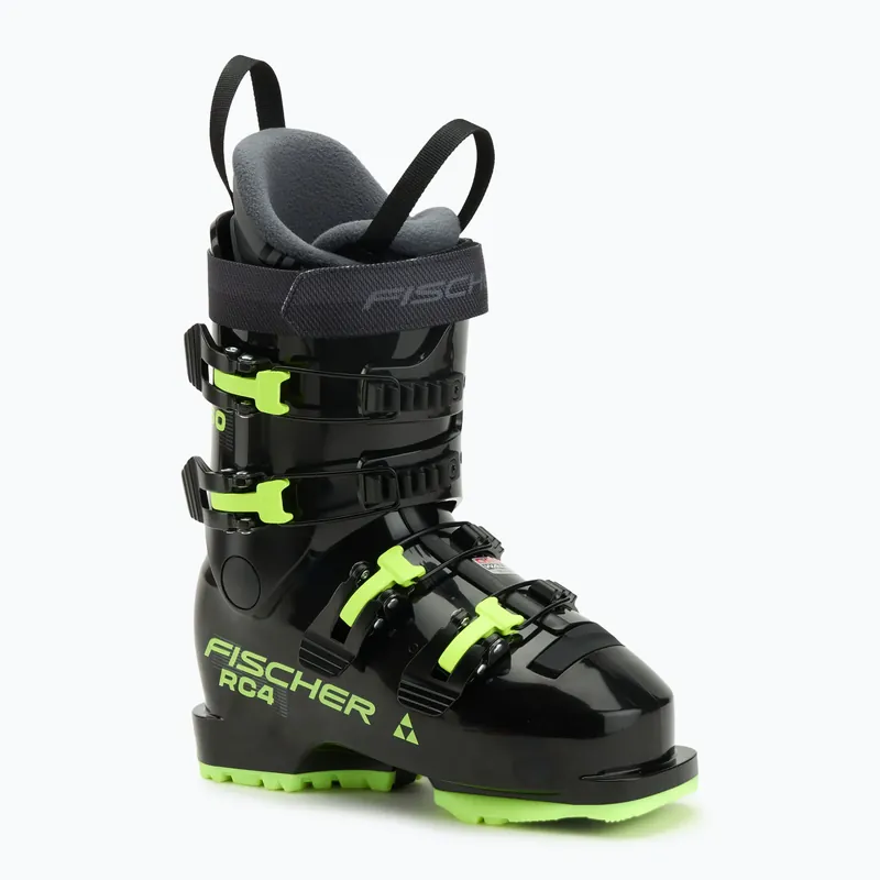 Hit Sezóny Dětské lyžáky Fischer RC4 60 JR GW black/black