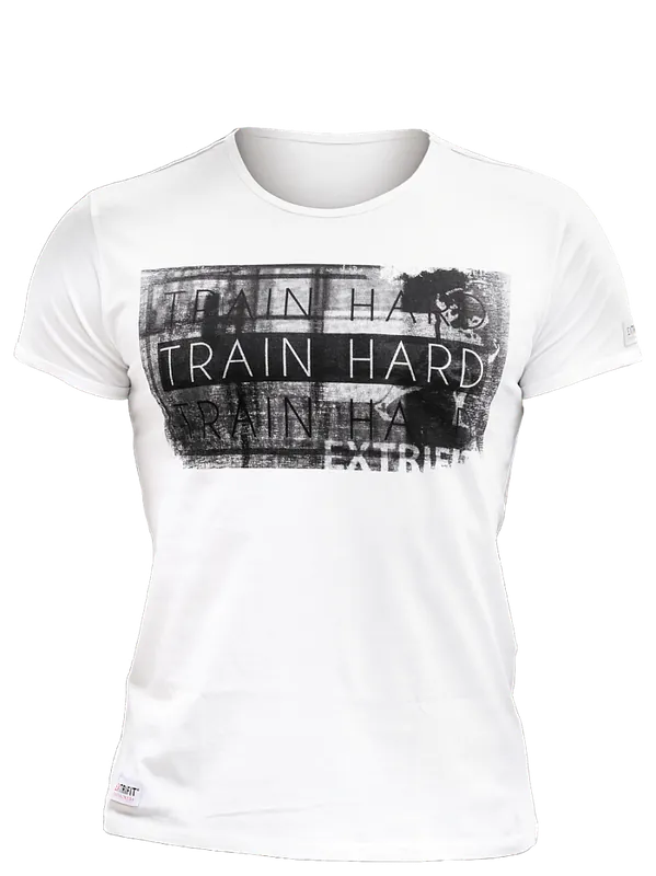 Značkový Extrifit Triko 08 Train Hard bílá M