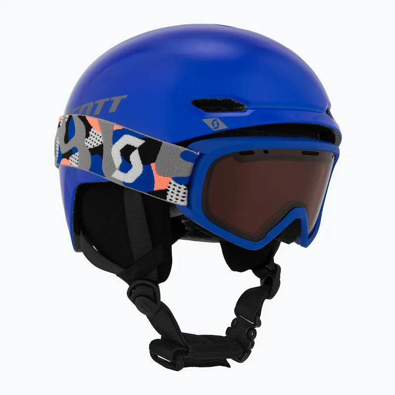 Aktuální Dětská lyžařská helma SCOTT Keeper 2 + lyžařské brýle Witty blue/grey
