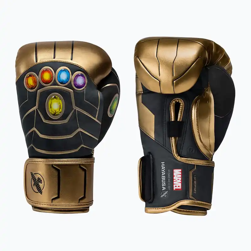 Boxerské rukavice Hayabusa Marvel‘s Thanos gold/black Must-Have