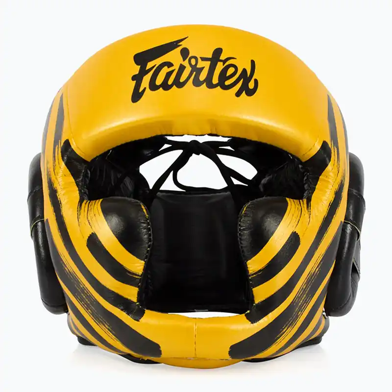 Kup Teď Boxerská helma Fairtex Microfiber Headguard gold