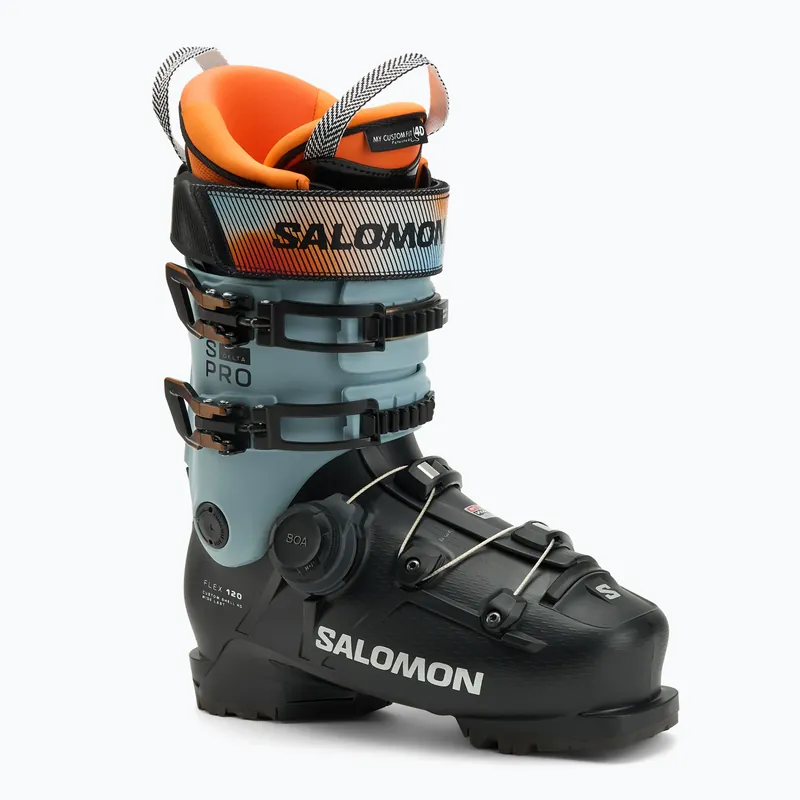 Pánské lyžáky Salomon S/Pro Delta Boa 120 GW black/arona/silver met Nová Kolekce