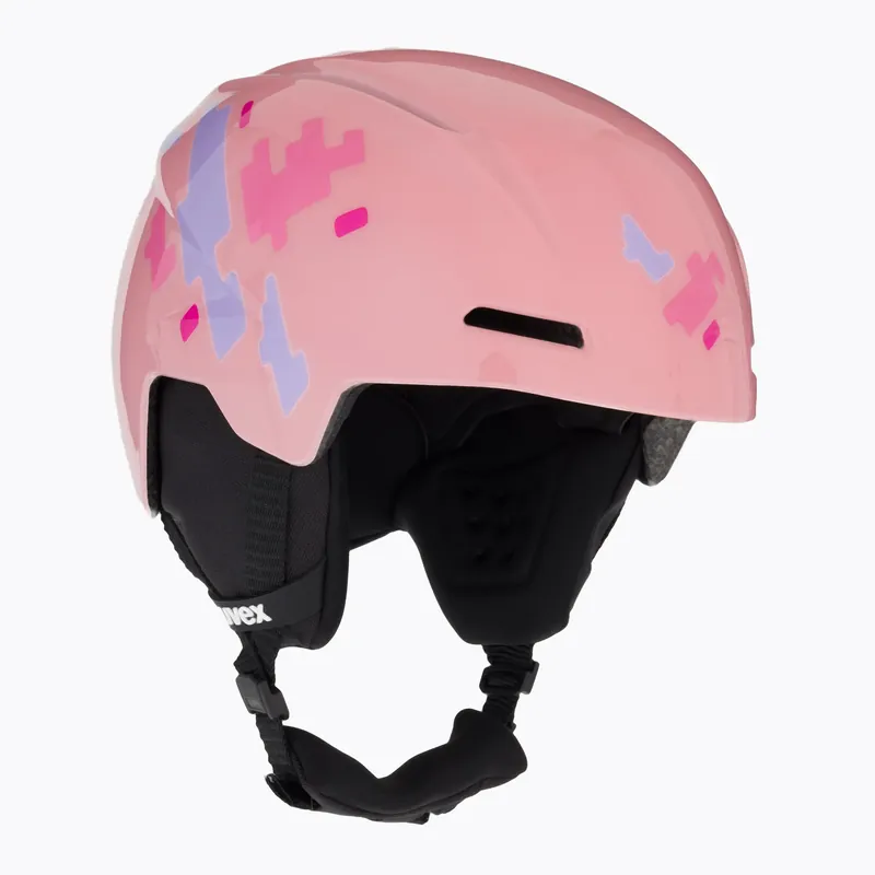 UVEX dětská lyžařská helma Viti pink puzzle Akční Cena