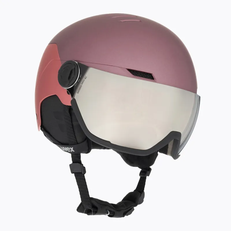 Akce Lyžařská helma UVEX Wanted Visor purple 56/6/262/7005