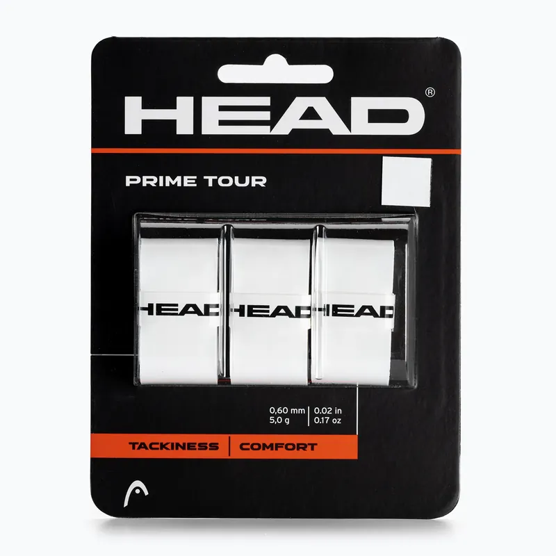 Bezpečná Platba Tenisová omotávka HEAD Prime Tour 3ks bílá 285621