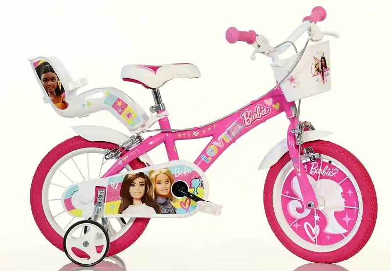 Dino bikes 144GLN BARBIE 14" 2022 dětské kolo Expresní Doručení