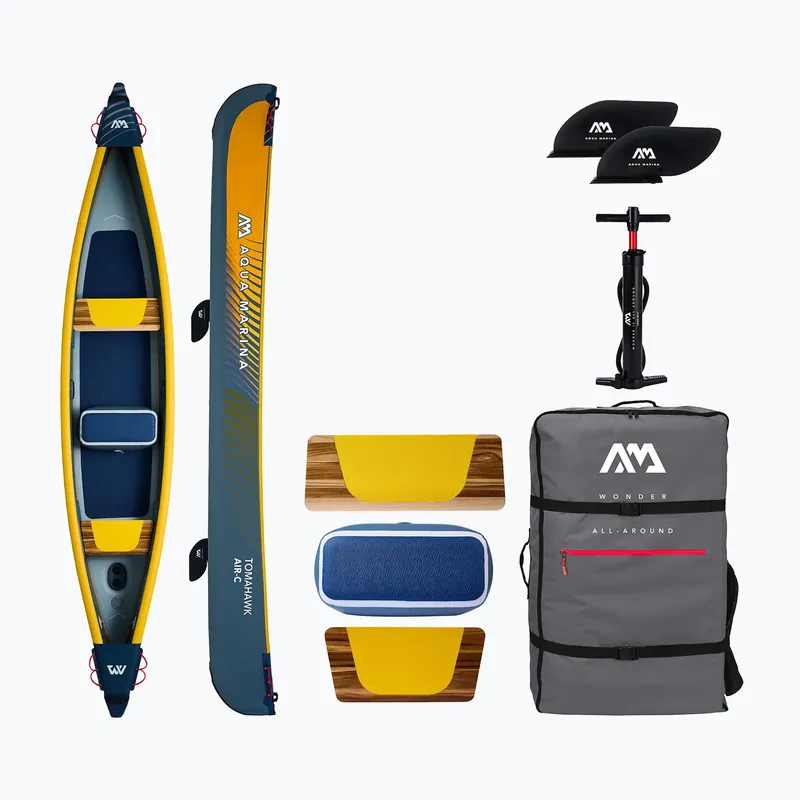Speciální Cena Nafukovací kajak pro 3 osoby Aqua Marina Tomahawk Air-C 2024