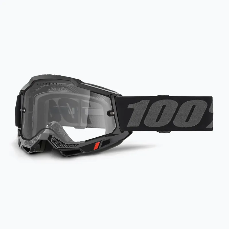 Akční Nabídka Cyklistické brýle 100% Accuri 2 Enduro MTB black/clear Novinka