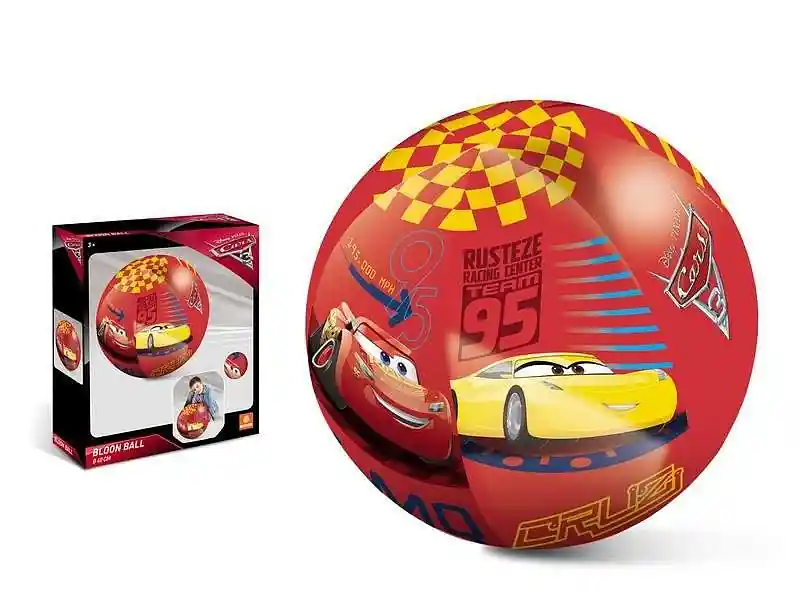 Nejlepší Volba Nafukovací míč Mondo BLOON BALL 13426 Cars 40 cm - červená