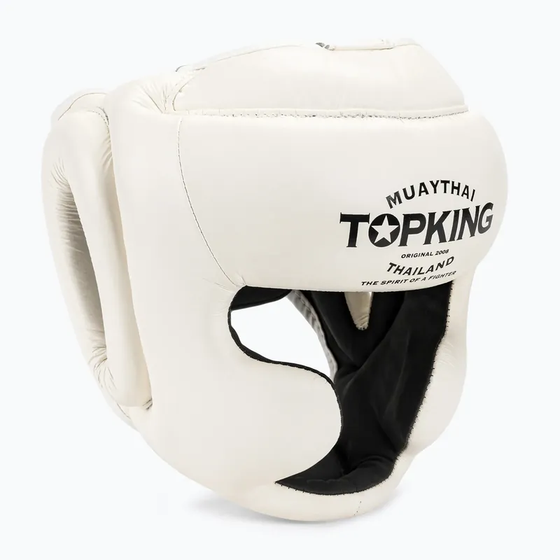 Boxerská přilba Top King Full Coverage bílá Sezónní Sleva