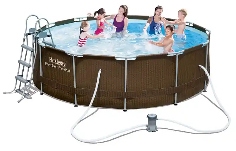 Bazén Steel Pro Max Rattan 3,66 x 1 m - 56709 (TEST) Rychlé Dodání
