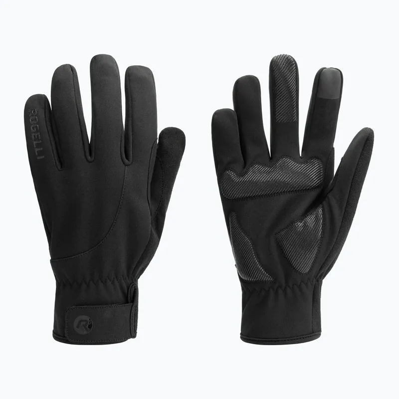 Pánské cyklistické rukavice Rogelli Core II Winter Windproof black Nová Kolekce
