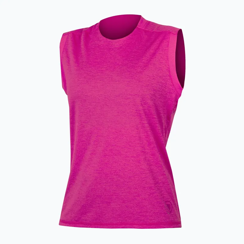 Dámský cyklistický dres Endura Singletrack Shirt W pink pop Nová Kolekce